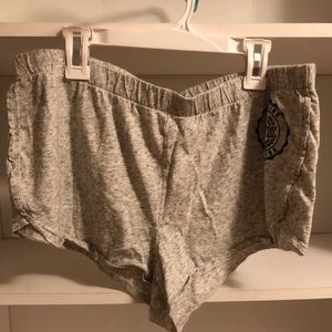 VS Pink Gray PJ Shorts